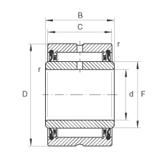 LS NA4901-2RSR, ߴϵ 49ɂ(c)ܷ