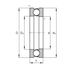 S 51118,  DIN 711/ISO 104 ˜ʵҪߴ磬򣬿ɷx