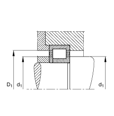 ALS NUP204-E-TVP2,  DIN 5412-1 ˜ʵҪߴ, λS, ɷx, ּ