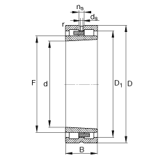 ALS NNU4976-S-K-M-SP,  DIN 5412-4 ˜ʵҪߴ, ǶλS, pFףF 1:12 ɷx, ּpСďȲ϶ƹ