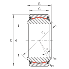 PS GE25-UK-2RS,  DIN ISO 12 240-1 ˜, Soɂȴܷ