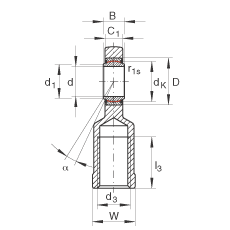 US GIL80-UK-2RS,  DIN ISO 12 240-4 ˜ʣݼySoɂȴܷ