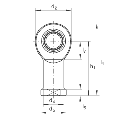 US GIR45-UK-2RS,  DIN ISO 12 240-4 ˜ʣݼySoɂȴܷ