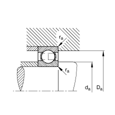 S 618/710-M,  DIN 625-1 ˜ʵҪߴ