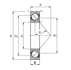 ǽ|S 7320-B-JP,  DIN 628-1 ˜ʵҪߴ|  = 40