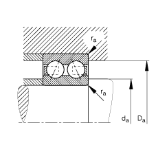 ǽ|S 3306-DA,  DIN 628-3 ˜ʵҪߴ磬pУɷxʷփȦ|  = 45