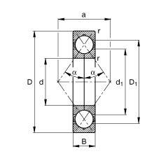 c|S QJ216-MPA,  DIN 628-4 ˜ʵҪߴ, ɷx, ʷփȦ