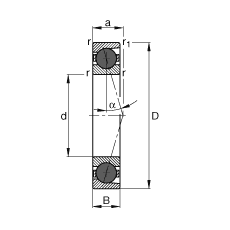 SS HCB71926-C-T-P4S, {ɌԪb|  = 15㣬մƹ