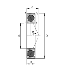 SS HCB71908-E-T-P4S, {ɌԪb|  = 25㣬մƹ