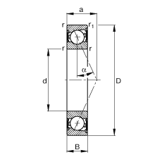 SS B7007-E-2RSD-T-P4S, {Ɍb|  = 25㣬ɂȴܷ⣬ǽ|ƹ