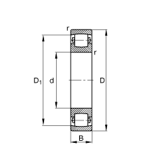 ΝLS 20315-MB,  DIN 635-1 ˜ʵҪߴ