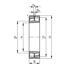 {(dio)ĝLS 22311-E1-K-T41A, (j) DIN 635-2 ˜ʵҪߴ, FףF 1:12