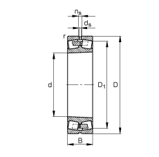 {(dio)ĝLS 23996-B-K-MB, (j) DIN 635-2 (bio)ʵҪߴ, FףF 1:12