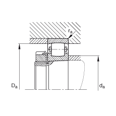 ΝLS 20226-K-MB-C3,  DIN 635-1 ˜ʵҪߴ, FףF 1:12